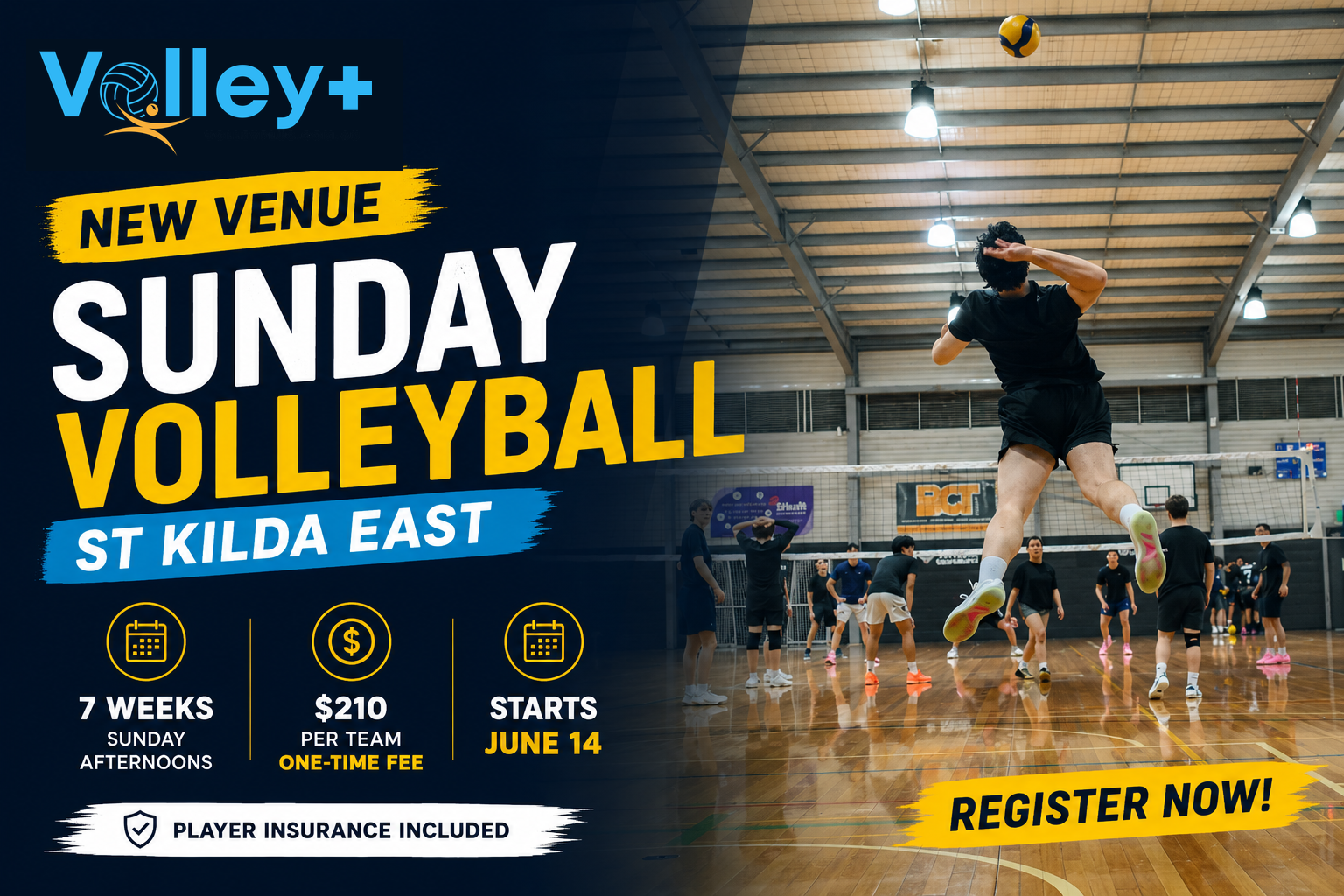 St Kilda East 7-week Volleyball Comp